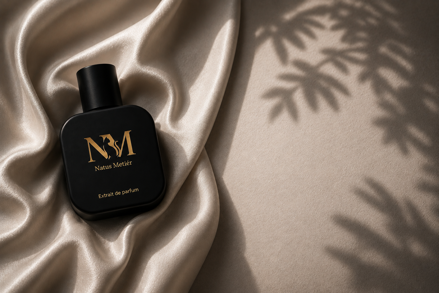 Natus Metiér Perfume Bottle on Silk